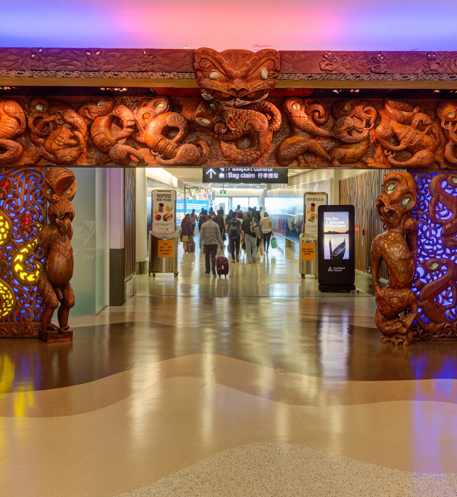 Auckland Airport arrivals