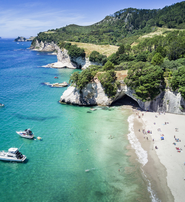 Cathedral Cove Boats