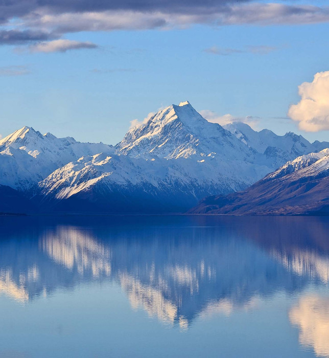 nz mountains clouds